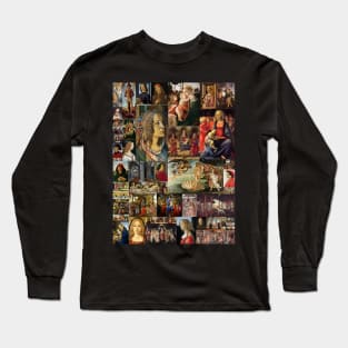 Sandro Botticelli - Mosaic Long Sleeve T-Shirt